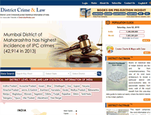 Tablet Screenshot of districtcrimeandlawstat.com